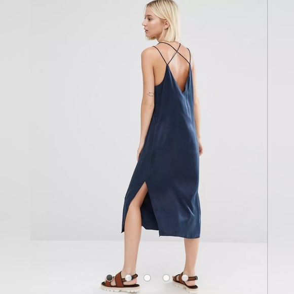Selected Femme Sinca Slip Dress - Picture 2 of 11